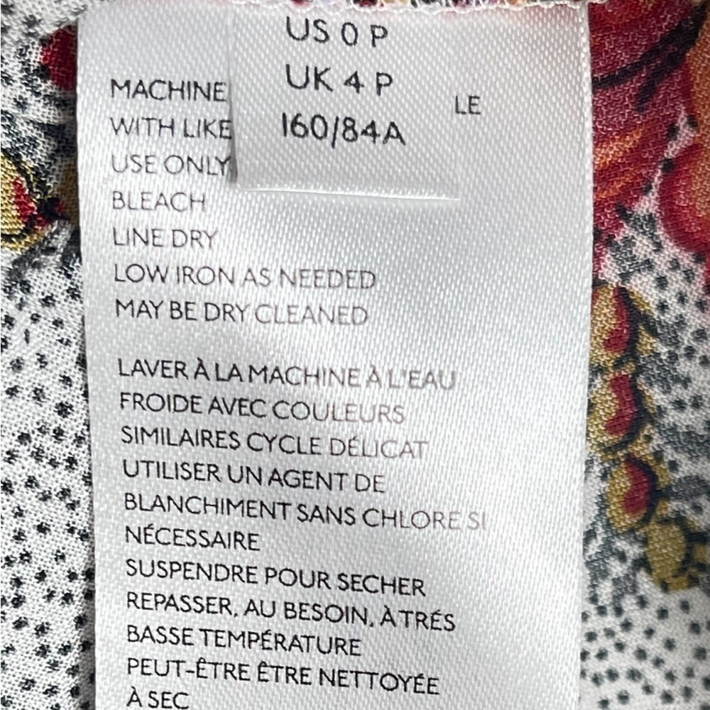 Maeve Anthropologie Janie Flounced Peasant Blouse XS - Picture 8 of 8